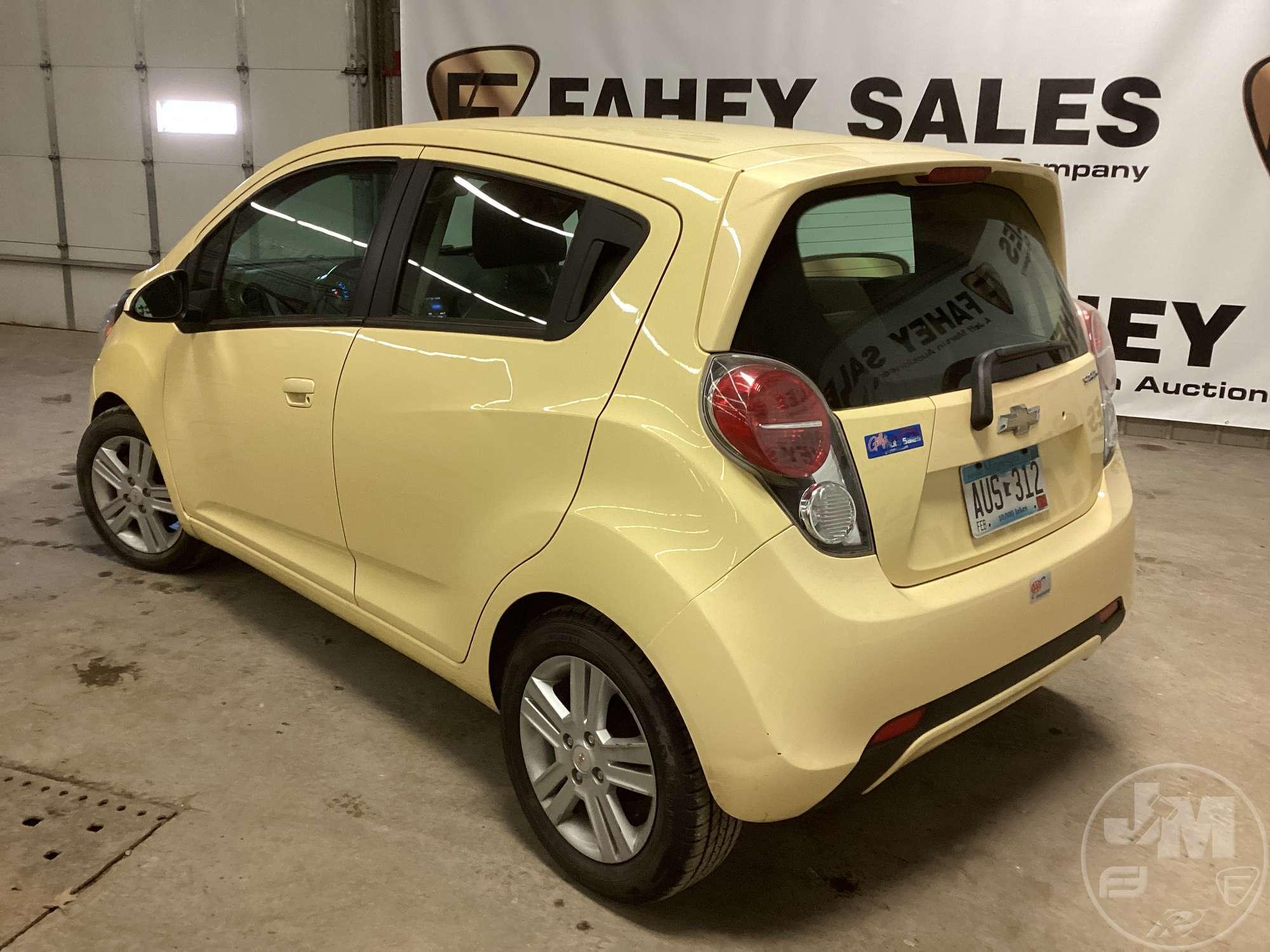 2013 CHEVROLET SPARK VIN: KL8CD6S90DC532636 FWD SEDAN