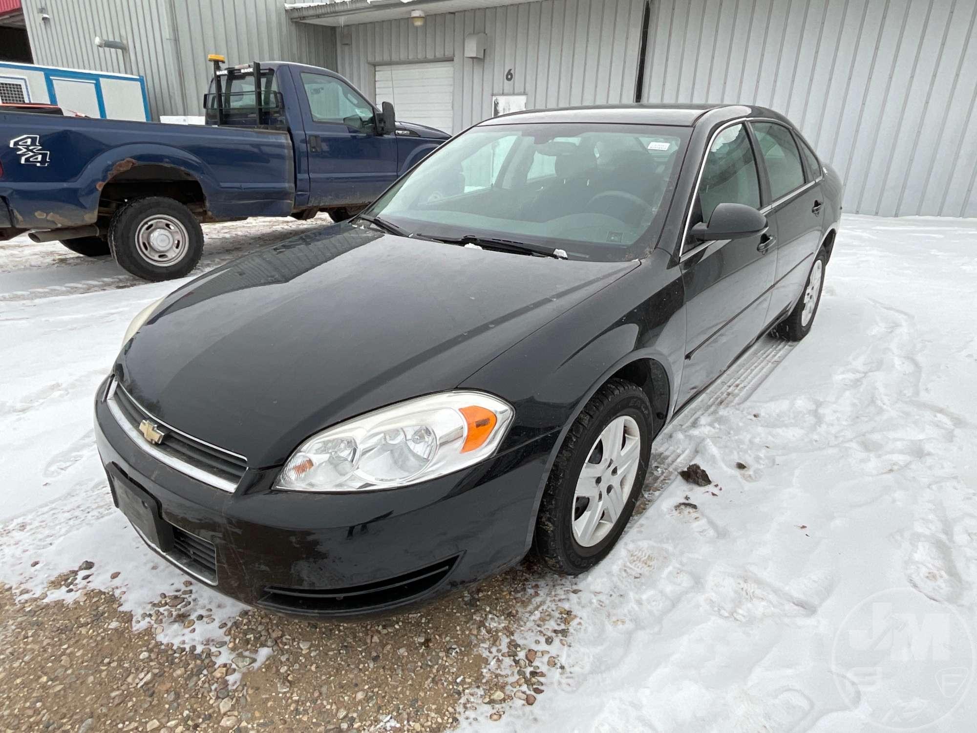 2008 CHEVROLET IMPALA VIN: 2G1WB58K189236870 2WD SEDAN