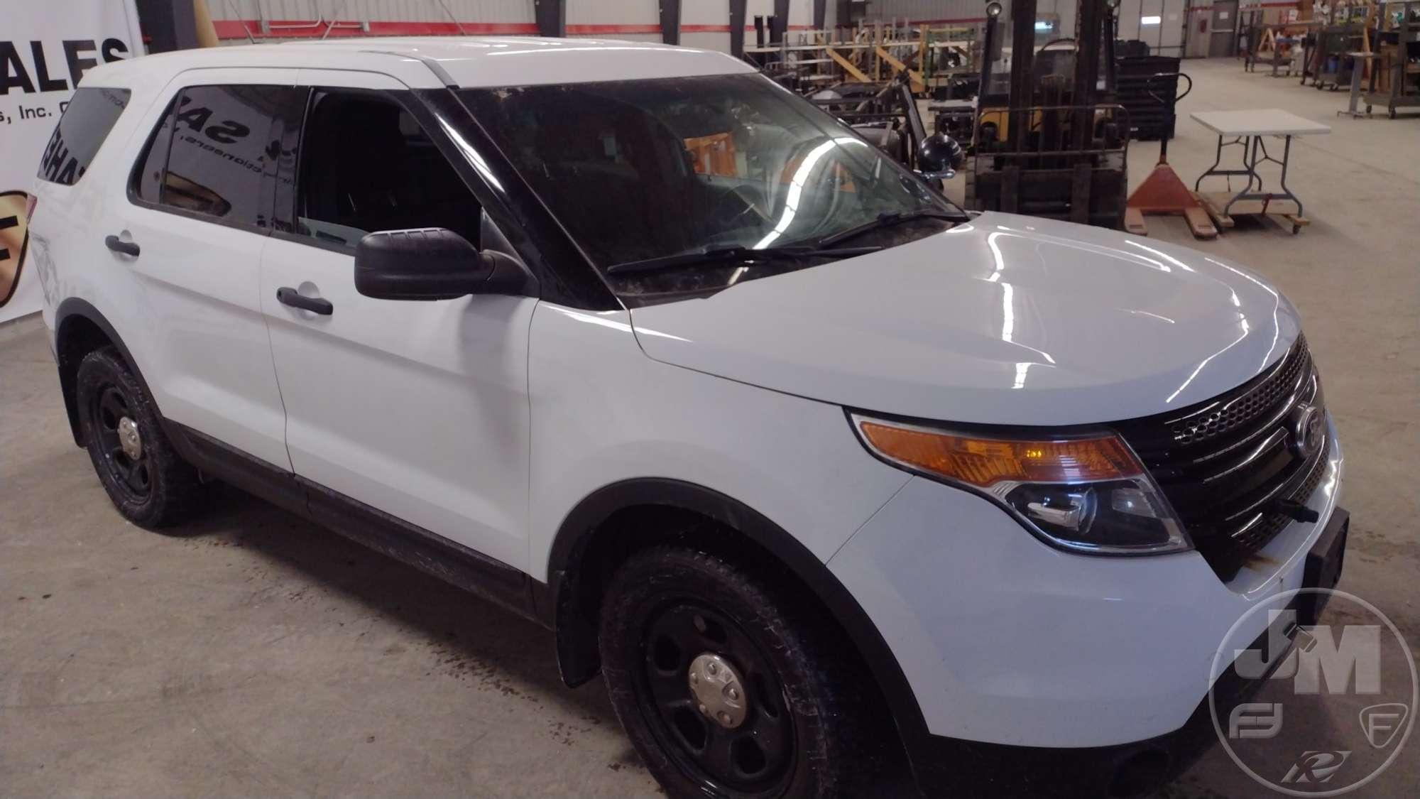 2015 FORD EXPLORER POLICE INTERCEPTOR VIN: 1FM5K8AR6FGC26857 AWD SUV