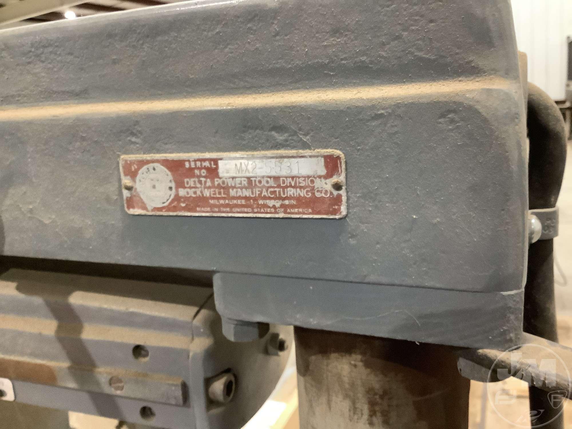 DELTA MILWAUKEE RADIAL ARM SAW