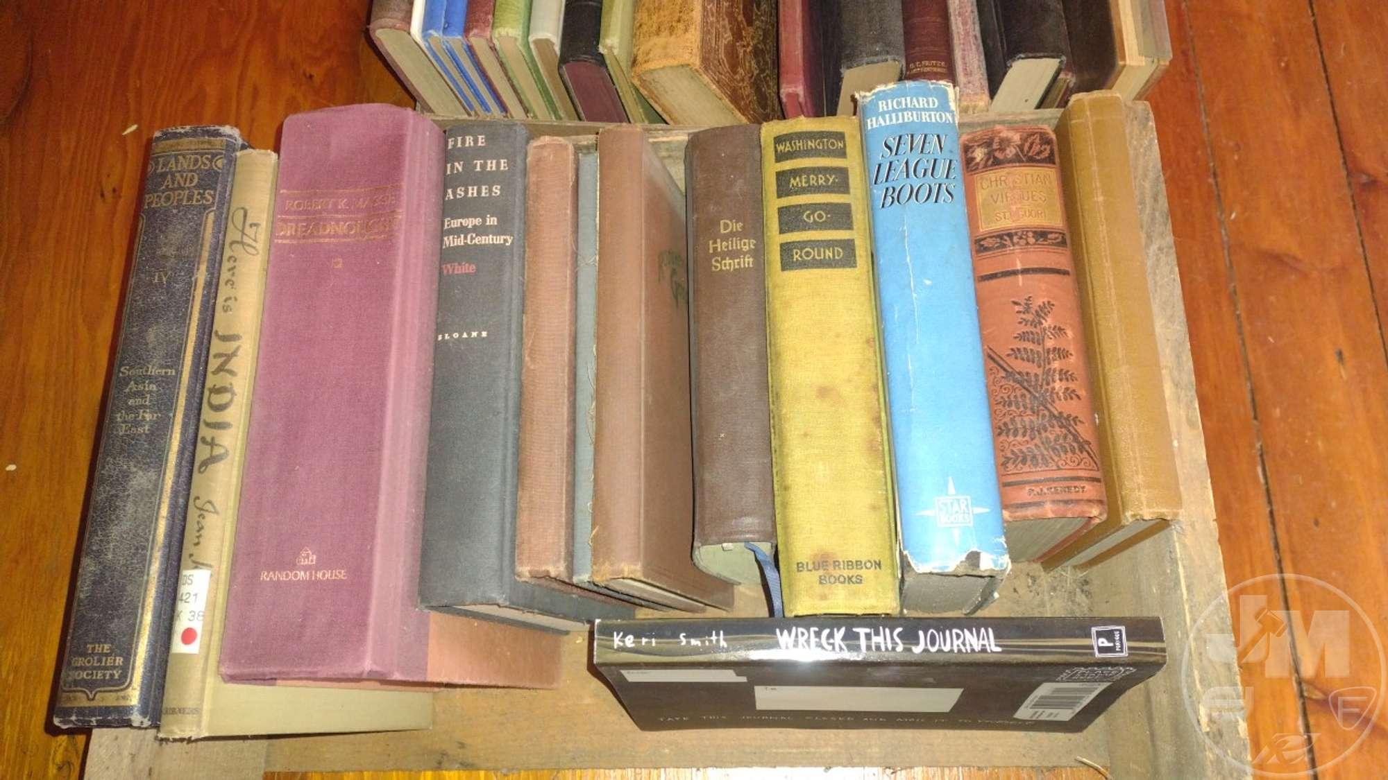 VINTAGE BOOKS; THIS LOT IS LOCATED UPSTAIRS