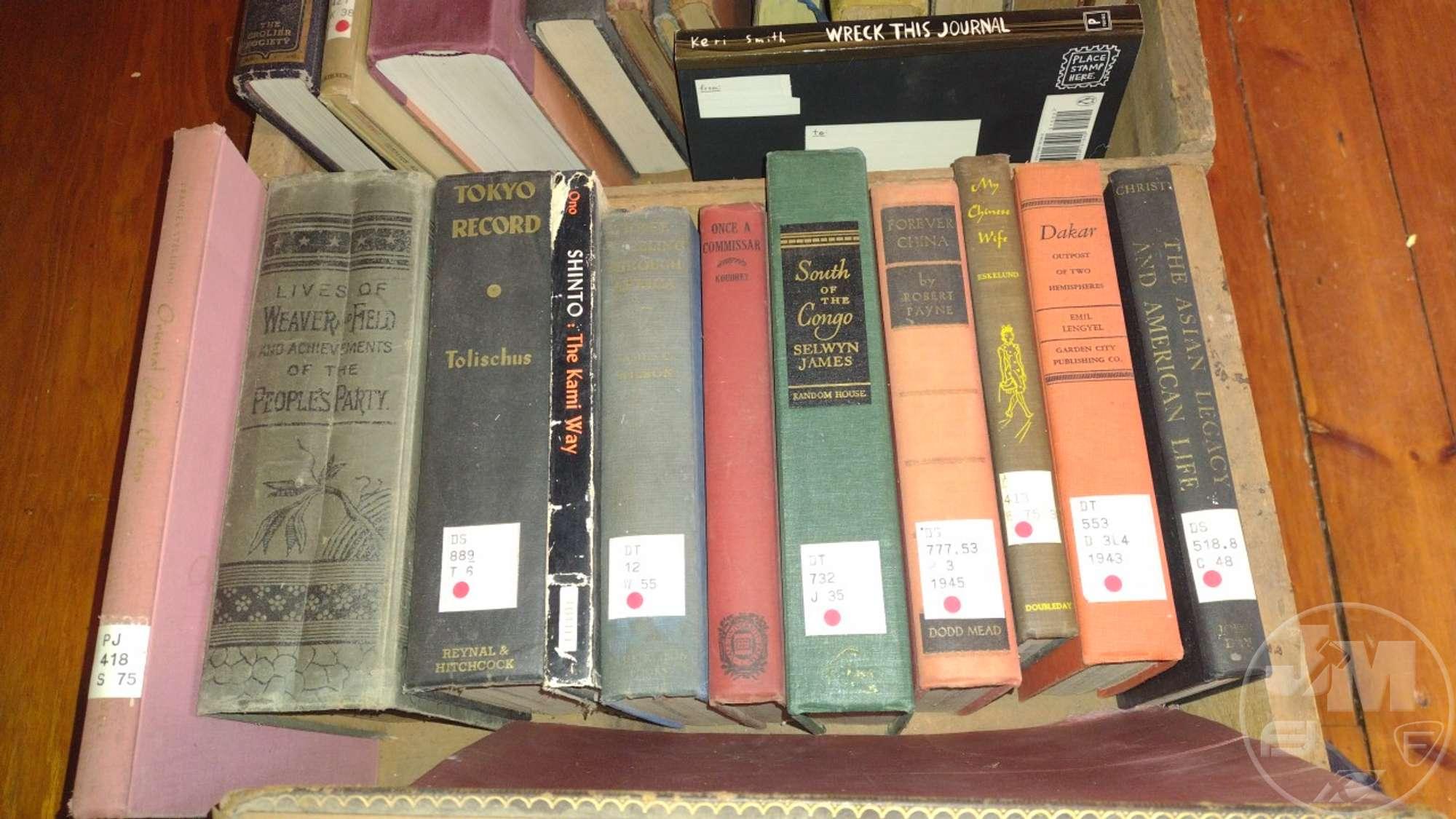 VINTAGE BOOKS; THIS LOT IS LOCATED UPSTAIRS