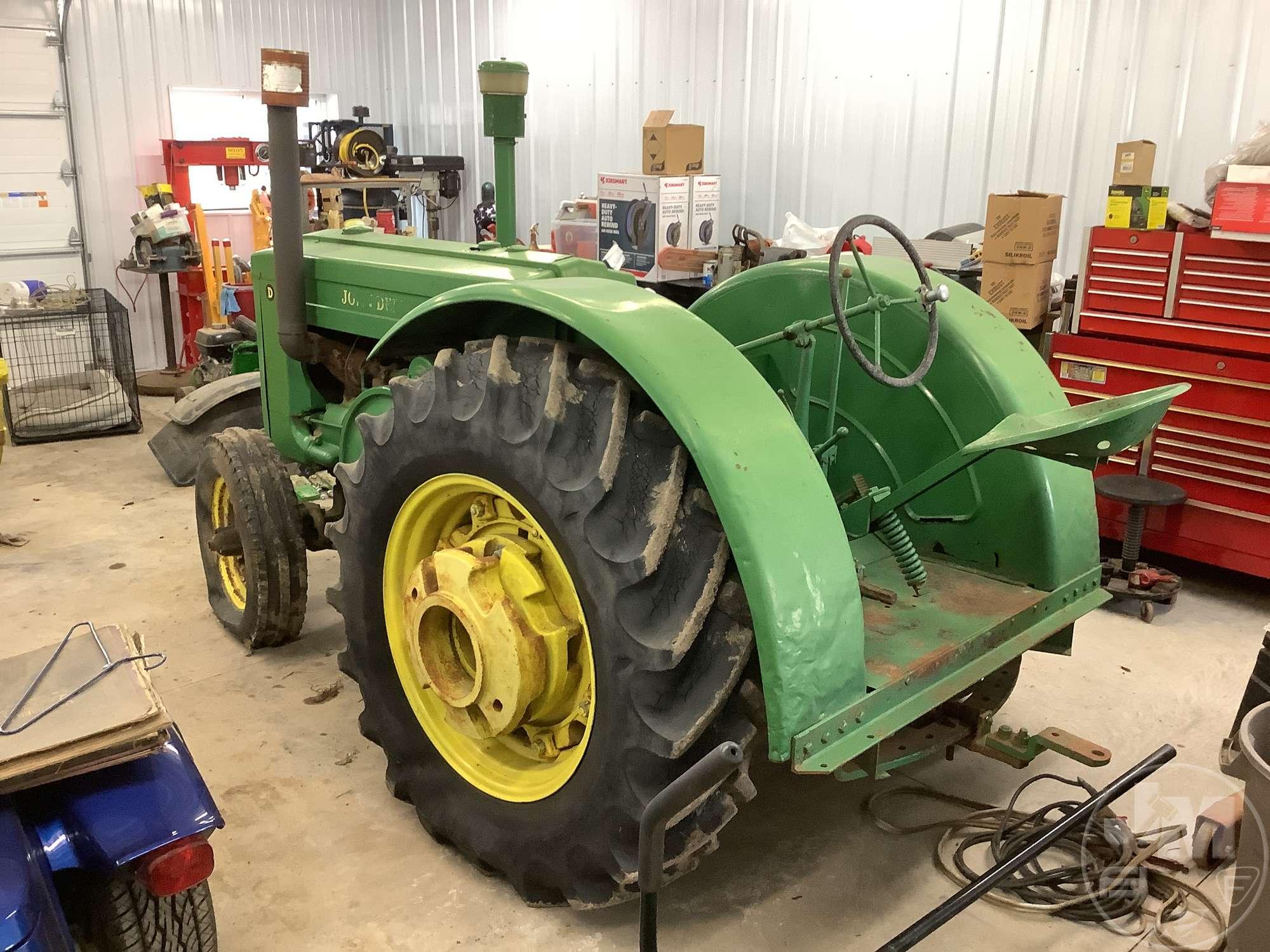 1941 JOHN DEERE D TRACTOR SN: 150880