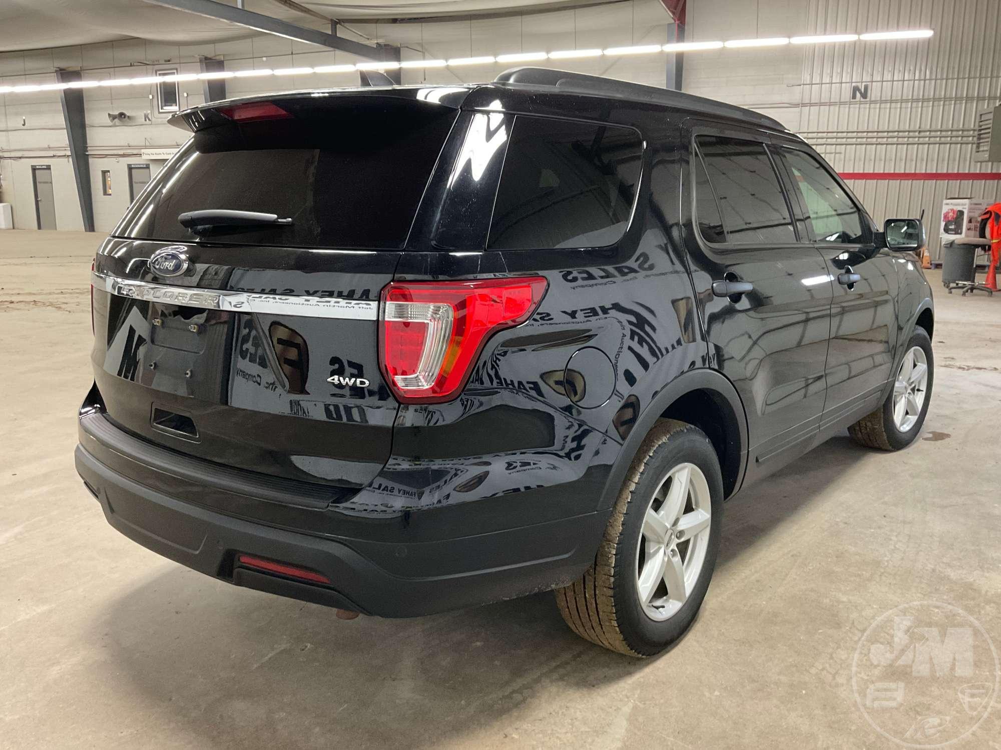 2018 FORD EXPLORER VIN: 1FM5K8B8XJGB47500 4WD SUV