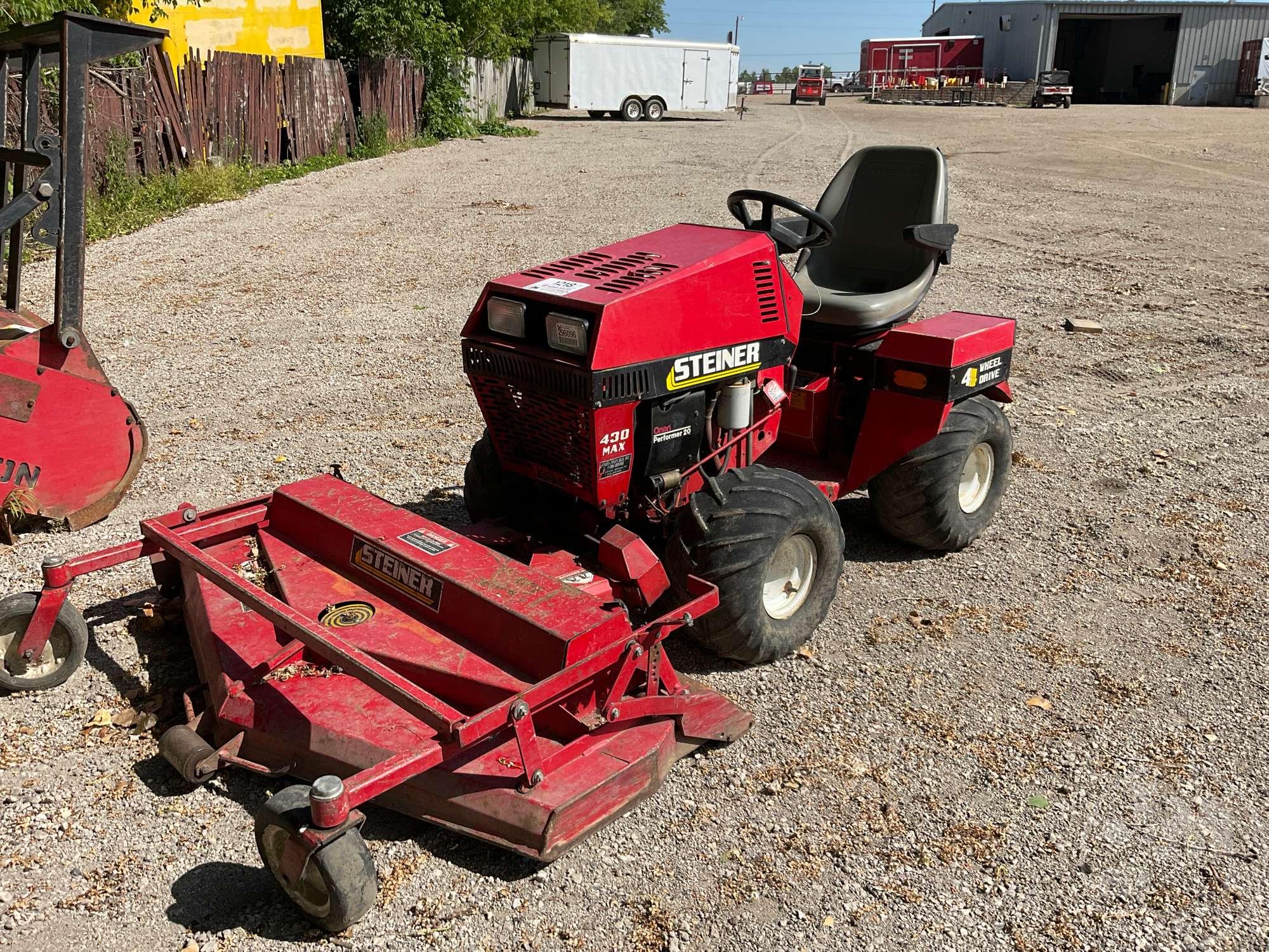 STEINER 430 MAX FRONT MOUNT MOWER TRACTOR FRONT DECK SN: B7101