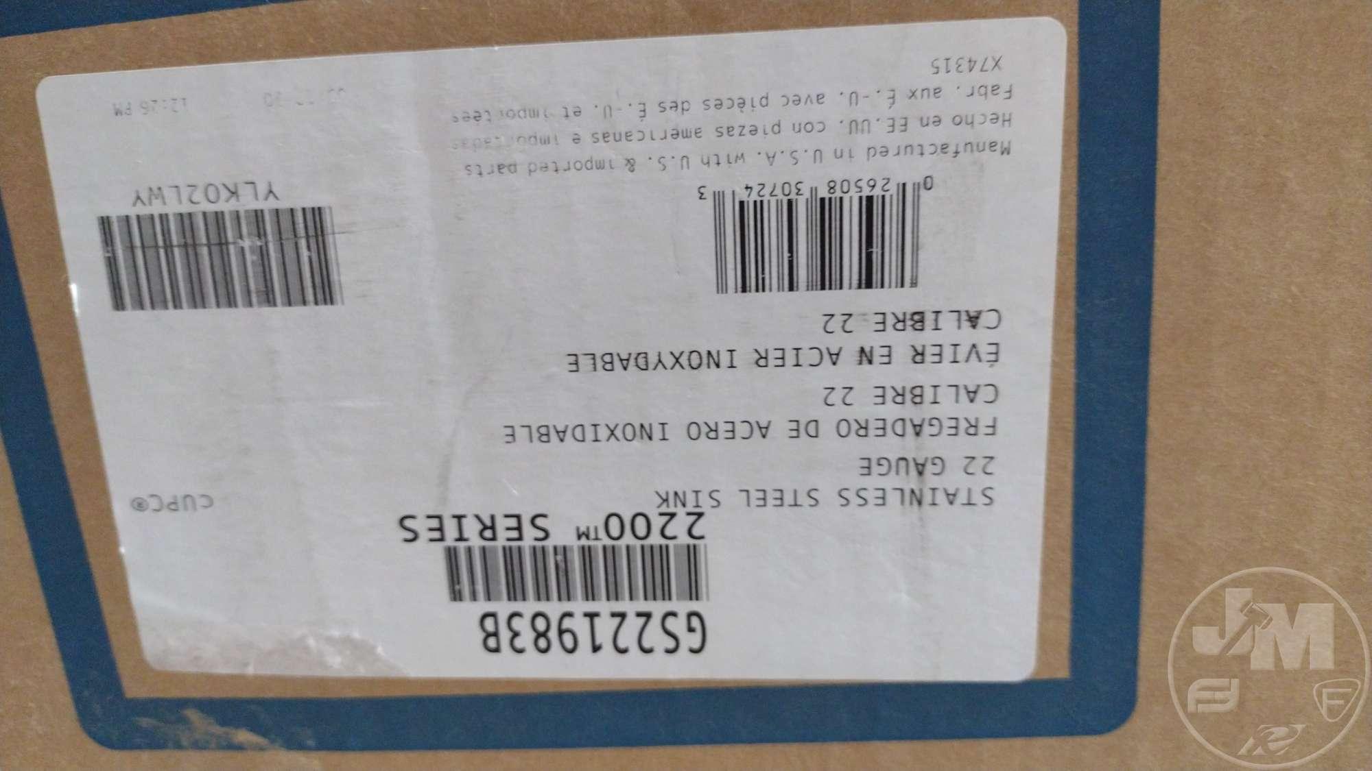 PALLET OF STORE RETURNS VIGO SINKS, KOHLER SINK, BOOTZ SINKS, MISENO SINK, MOEN SINKS, KRAUS SINK, K