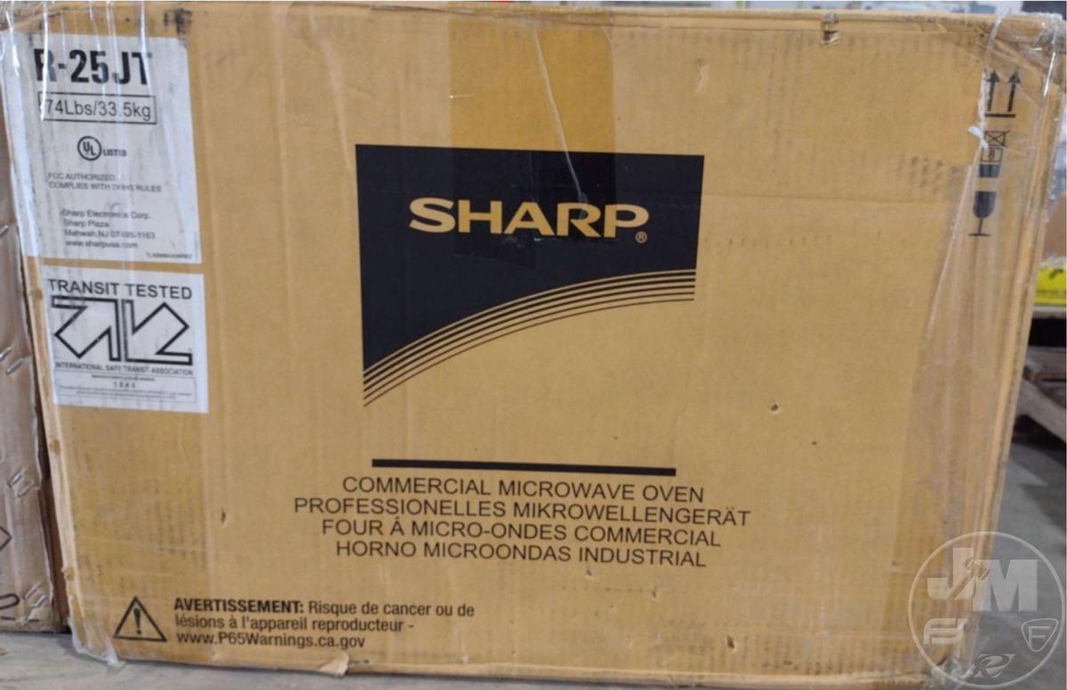 STORE RETURN, 1 SHARP COMMERCIAL MICROWAVE OVEN