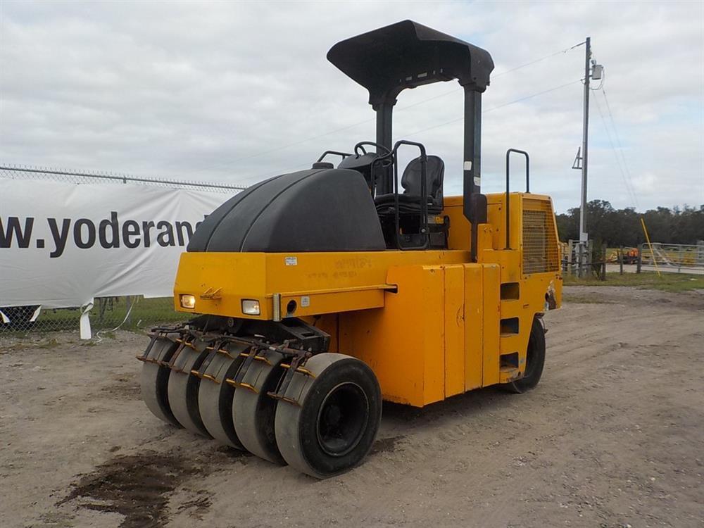 2010 Dynapac CP142 Pneumatic Tired Roller, Canopy, 9 Wheel