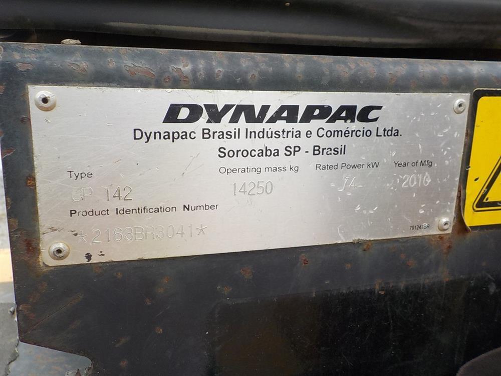 2010 Dynapac CP142 Pneumatic Tired Roller, Canopy, 9 Wheel