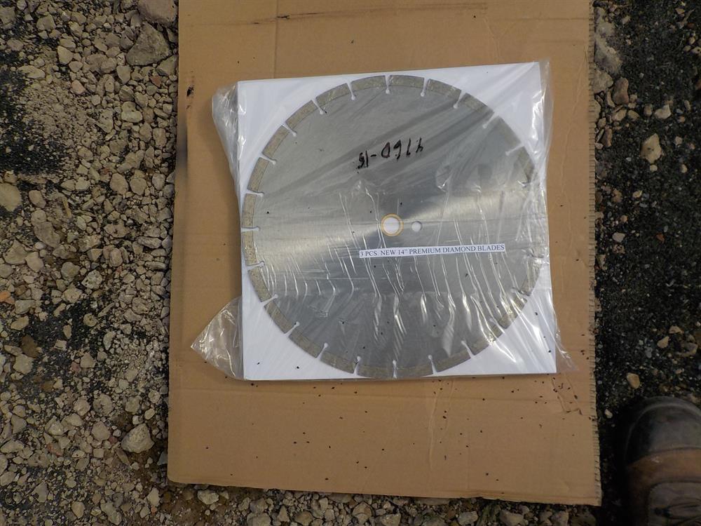 3 Pc. 14" Premium Diamond Blades    Serial: 4760-14