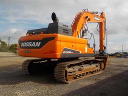 2016 Doosan DX300LC-5 Hydraulic Excavator, Cab, 24" Steel Tracks, QC, Hydra