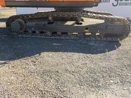 2017 Doosan DX225LC Hydraulic Excavator, Cab, 7' 10" Stick, 24" Steel Pads,