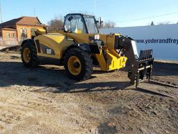 2013 CAT TH414C Turbo Powershift Telehandler, QH c/w Joystick Controls, Swa