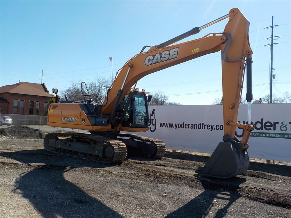 Case CX210B Hydraulic Excavator, Cab, 24" Pads, Hydraulics c/w A/C, 42" Dig