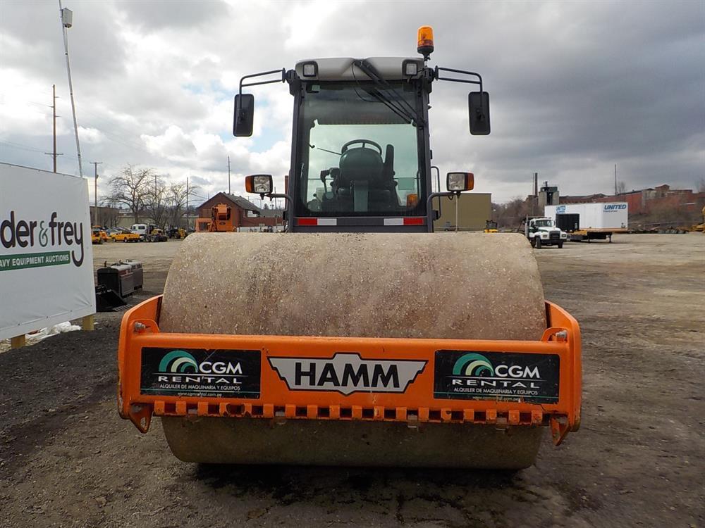 2015 Hamm 3411 Single Drum Vibrating Roller, Cab c/w A/C, 84" Drum Serial: