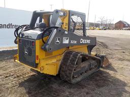 2015 John Deere 323E Tracked Skidsteer Loader, OROPS, Hydraulics c/w Bucket