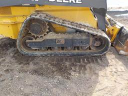 2015 John Deere 323E Tracked Skidsteer Loader, OROPS, Hydraulics c/w Bucket