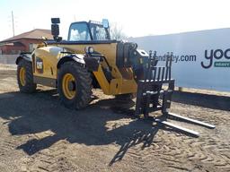 2015 CAT TH417GC Turbo Powershift Telehandler, Cab, 8,000 lbs Max. Lift Cap