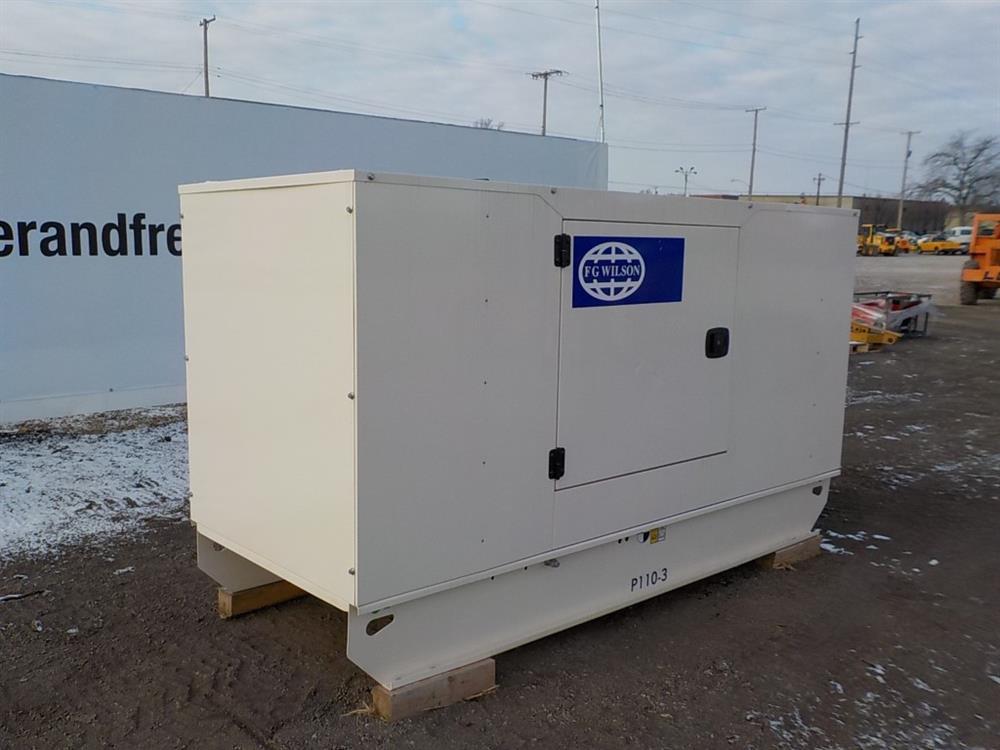 2017 FG Wilson P110-3 110KvA 60Hz Diesel Generator c/w Perkins Engine Seria