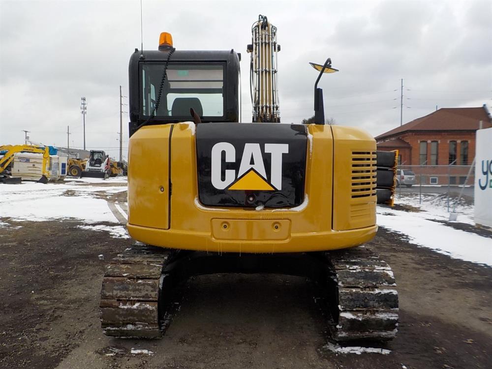 2015 CAT 308E2CR Hydraulic Excavator, Cab, 17" Rubber Block Pads, Backfill