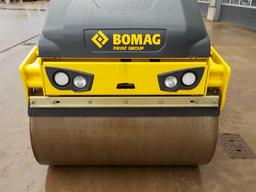 2018 Bomag BW120AD-5 Double Drum Vibrating Roller c/w Roll Bar, 47" Drums S