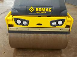 2018 Bomag BW120AD-5 Double Drum Vibrating Roller c/w Roll Bar, 47" Drums S