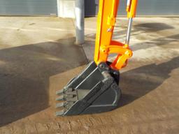 Kubota U30-3S Mini Excavator, Canopy, Rubber Tracks, Backfill Blade, Swing