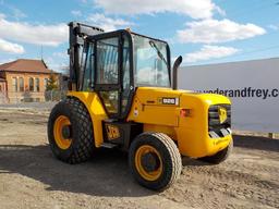 2007 JCB 926 4WD Rough Terrain Forklift, Cab, 5,732 lbs Max. Lift Capacity,