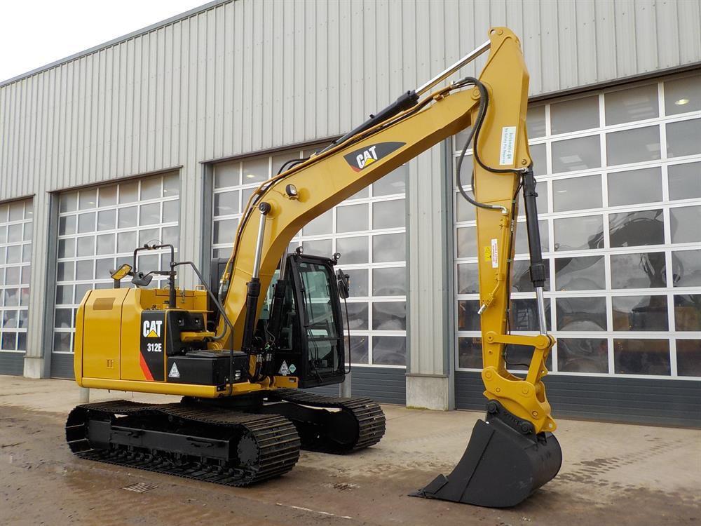 2015 CAT 312E Hydraulic Excavator, Cab, 27" Pads, CV, QC, Hydraulics c/w A/