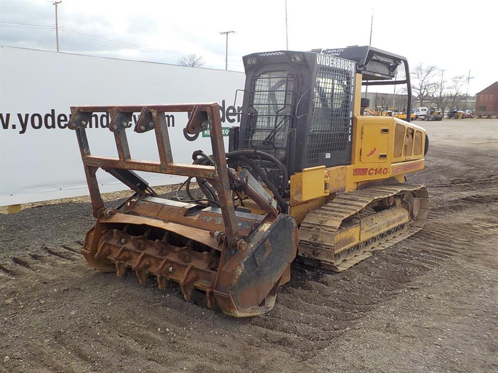 2007 Rayco C140 Crawler Mulcher c/w Cab, A/C, Joystick Controls, 140HP John