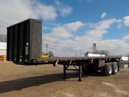 "1998 Wabash    Flat Bed c/w Moffett Kit, Steel Composition,