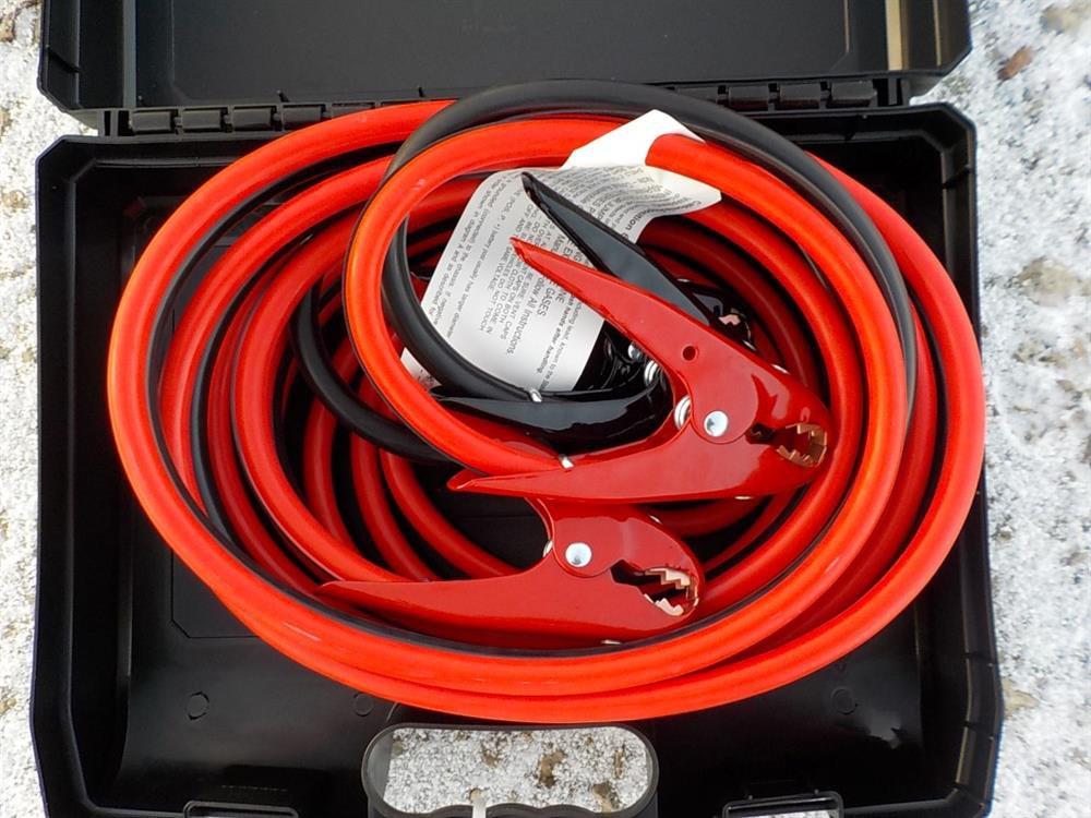 25' 800 AMP Extra Heavy Duty Booster Cables Serial: 4760-18