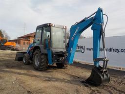 2016 Terex TLB840R 4WD Turbo Backhoe Loader, Enclosed Cab c/w A/C, Joystick