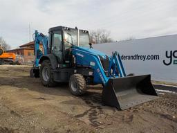 2016 Terex TLB840R 4WD Turbo Backhoe Loader, Enclosed Cab c/w A/C, Joystick