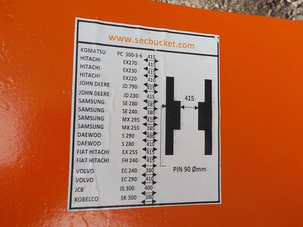 SEC  5 Tyne Grapple to suit Hitachi ZX225, ZX230, ZX250 Serial: 1058-15