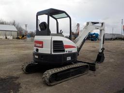 2011 Bobcat E35 Mini Excavator, OROPS, Rubber TRacks, Backfill Blade, Swing