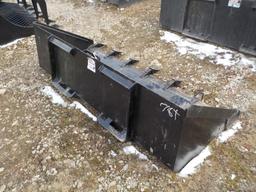 78" Low Profile Bucket c/w Teeth to suit Skidsteer Loader Serial: 6778-32