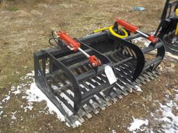 66" E-Series Rock Grapple to suit Skidsteer Loader Serial: 6778-50