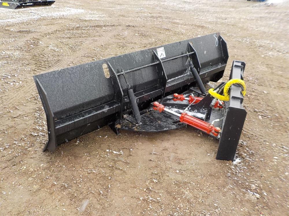96" Hydraulic Snow Plow to suit Skidsteer Loader Serial: 6778-61