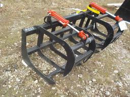 78" Skeleton Rock Grapple to suit Skidsteer Loader Serial: 6778-74