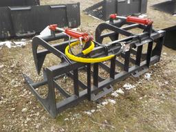 78" Skeleton Rock Grapple to suit Skidsteer Loader Serial: 6778-74