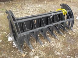 84" Root Rake c/w Teeth to suit Skidsteer Loader Serial: 6778-81