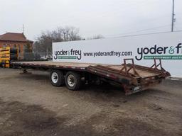 2007   14,000lb Deck Over Tandem Axle Equipment Trailer Serial: 1HLTC25297F