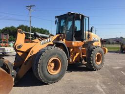 2012 Case 821F Wheeled Loader c/w Cab, QC, A/C Serial: NCF216365 Year: 2012