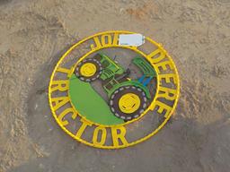 24" Metal John Deere Ring, Artwork