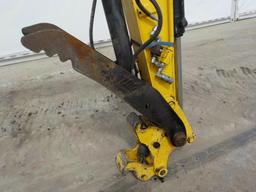 2015 Yanmar SV100-2A Hydraulic Excavator, Cab, Rubber Tracks, Backfill Blad