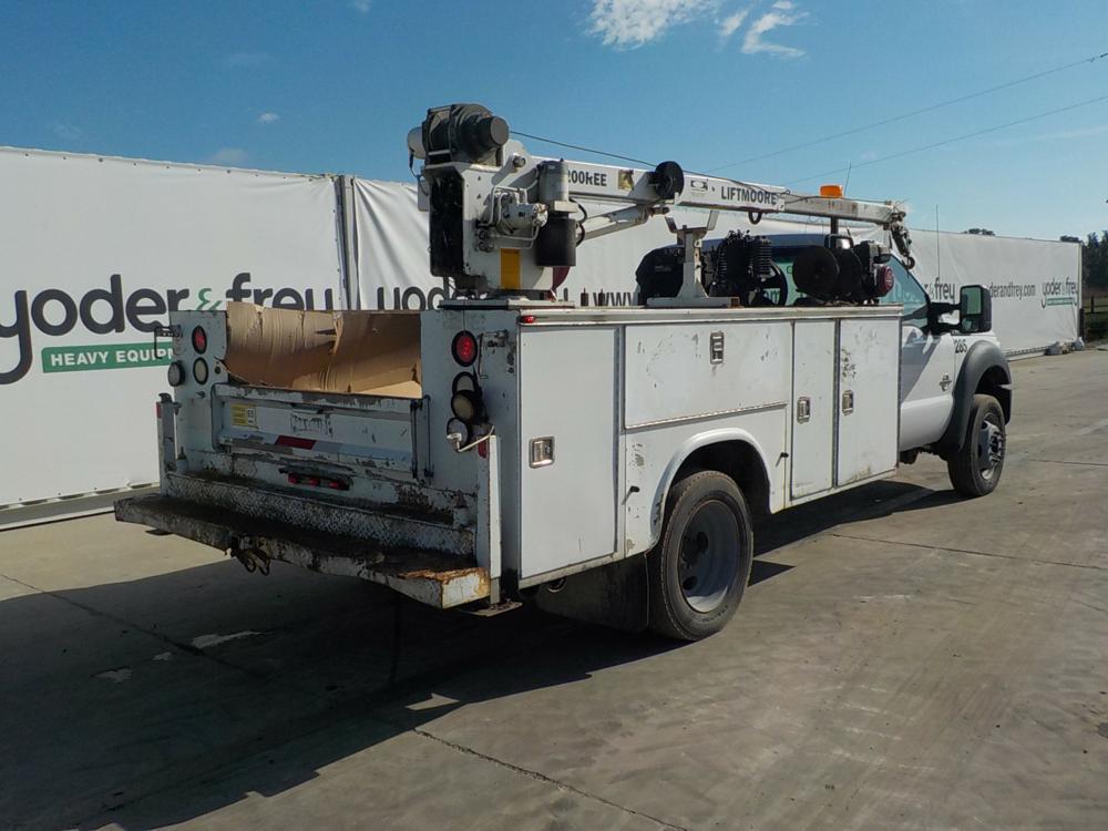 2011 Ford F450 Mechanics Truck c/w Crane, Air Compressor (311,166 Miles)