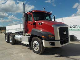 2014 CAT CT660S Day Cab Tandem Axle Road Tractor, Caterpillar Engine, Eaton