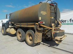 1987 Mack R688ST Tandem Axle Water Truck, A437, Ledwell 4000 gal. Tank c/w