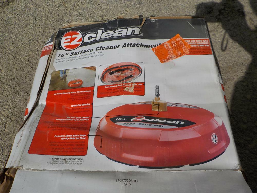 15" EZ Clean -2500-3300 PSI Surface Cleaner Attachment